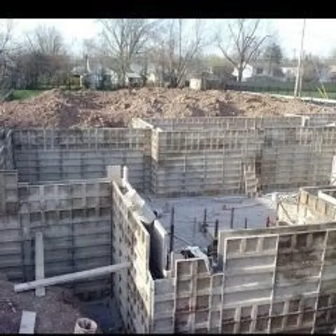 Completed commercial concrete project