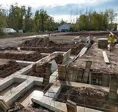 Foundation and footing work